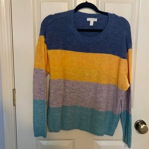 COLOR STRIPE H&M SWEATER